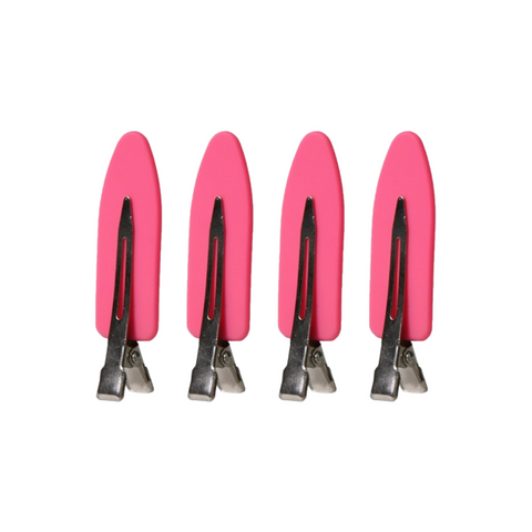 Creaseless Rubberised Pink Pack of 4