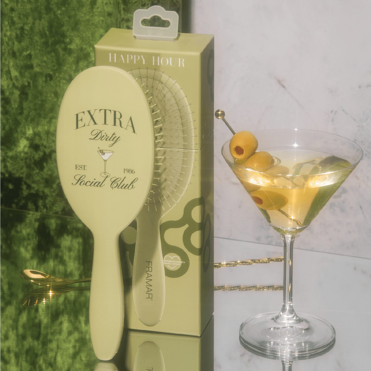 Framar Extra Dirty Happy Hour Detangle Brush Limited Edition