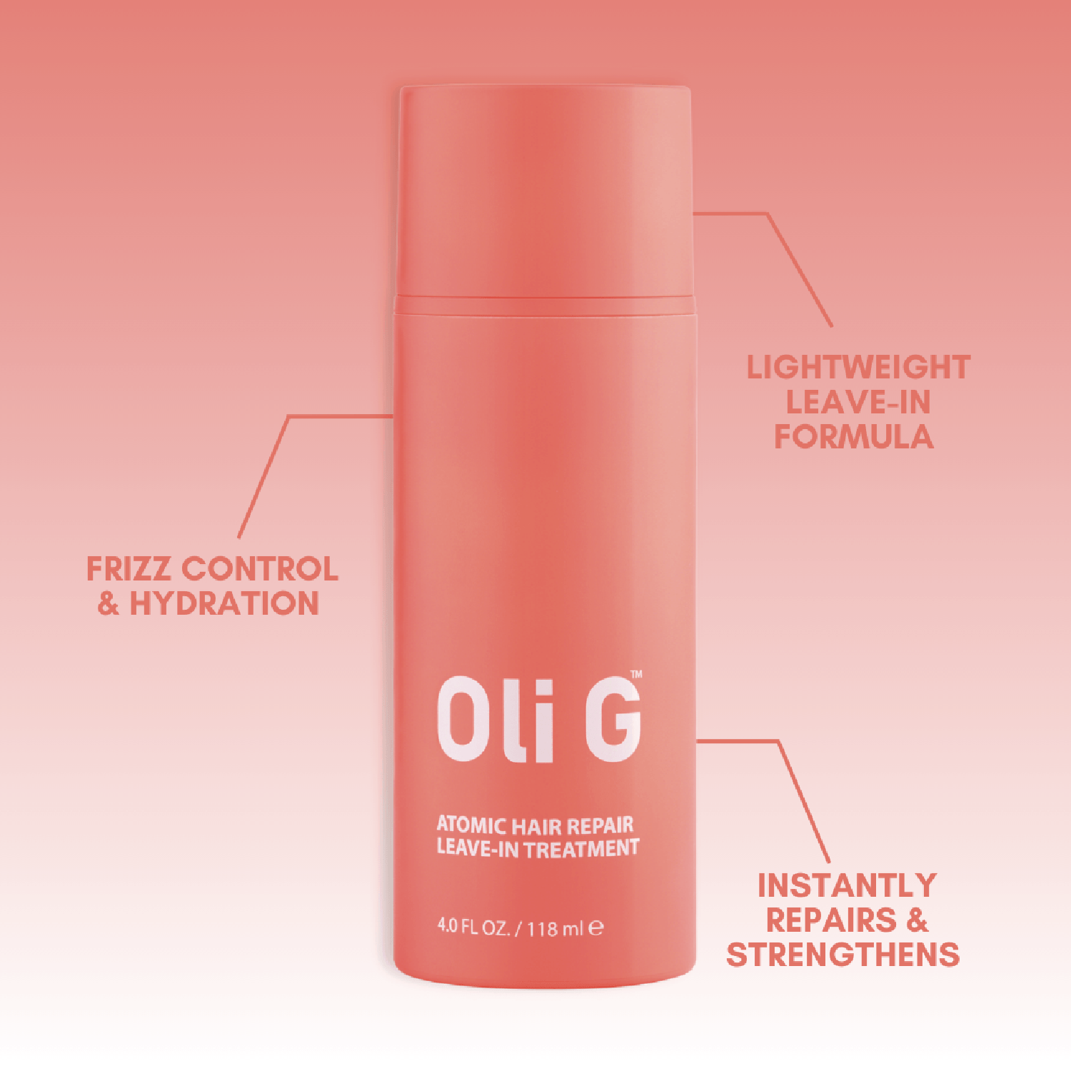 Oli G Atomic Hair Repair Leave-In Treatment 118ml