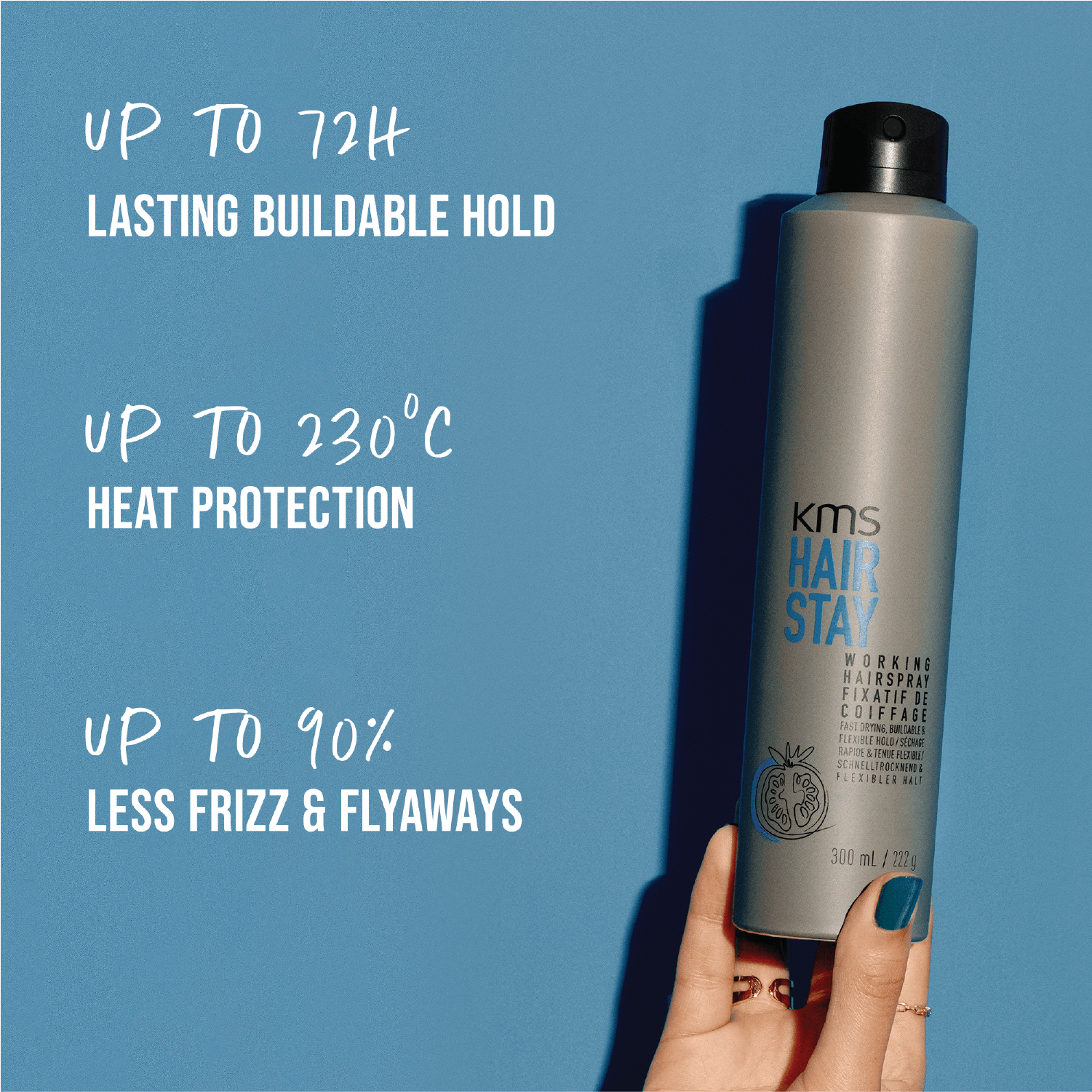 KMS Hair Stay Working Hairspray 300ml