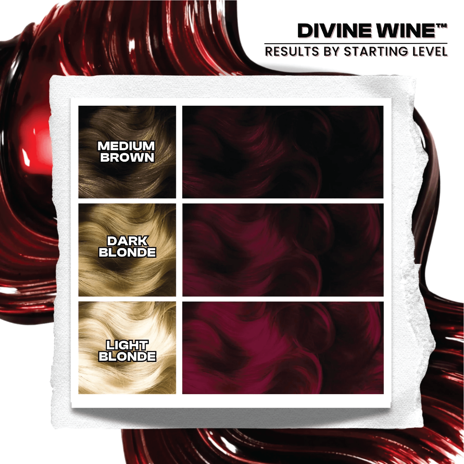 Manic Panic® Inter-GEL-actic™ Hair Color Kit - Divine Wine™