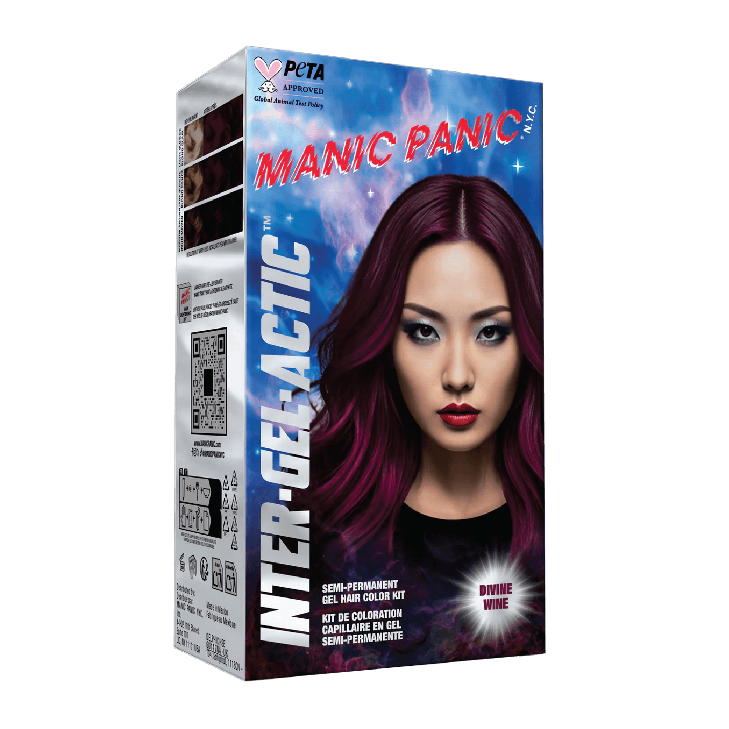 Manic Panic® Inter-GEL-actic™ Hair Color Kit - Divine Wine™