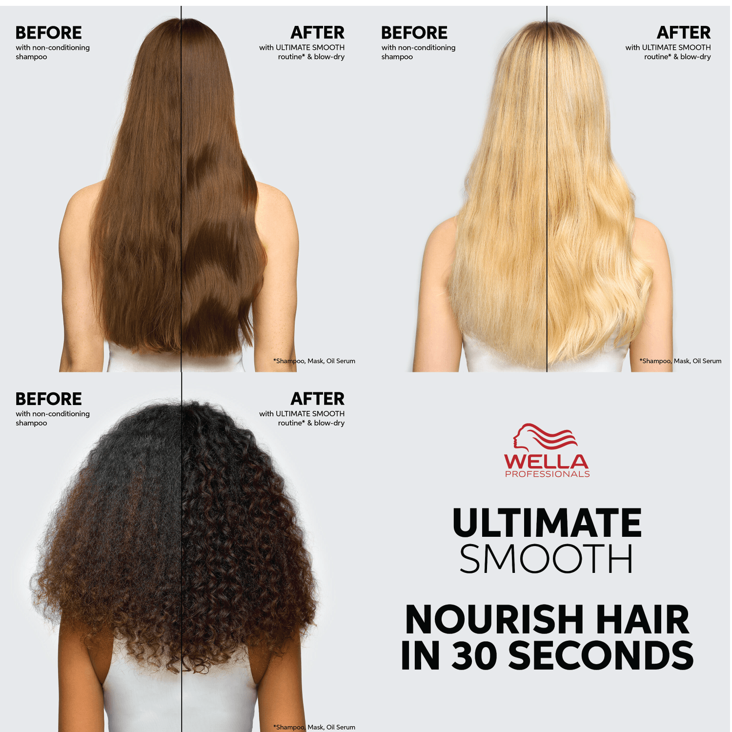 Wella Ultimate Smooth Shampoo 100ml