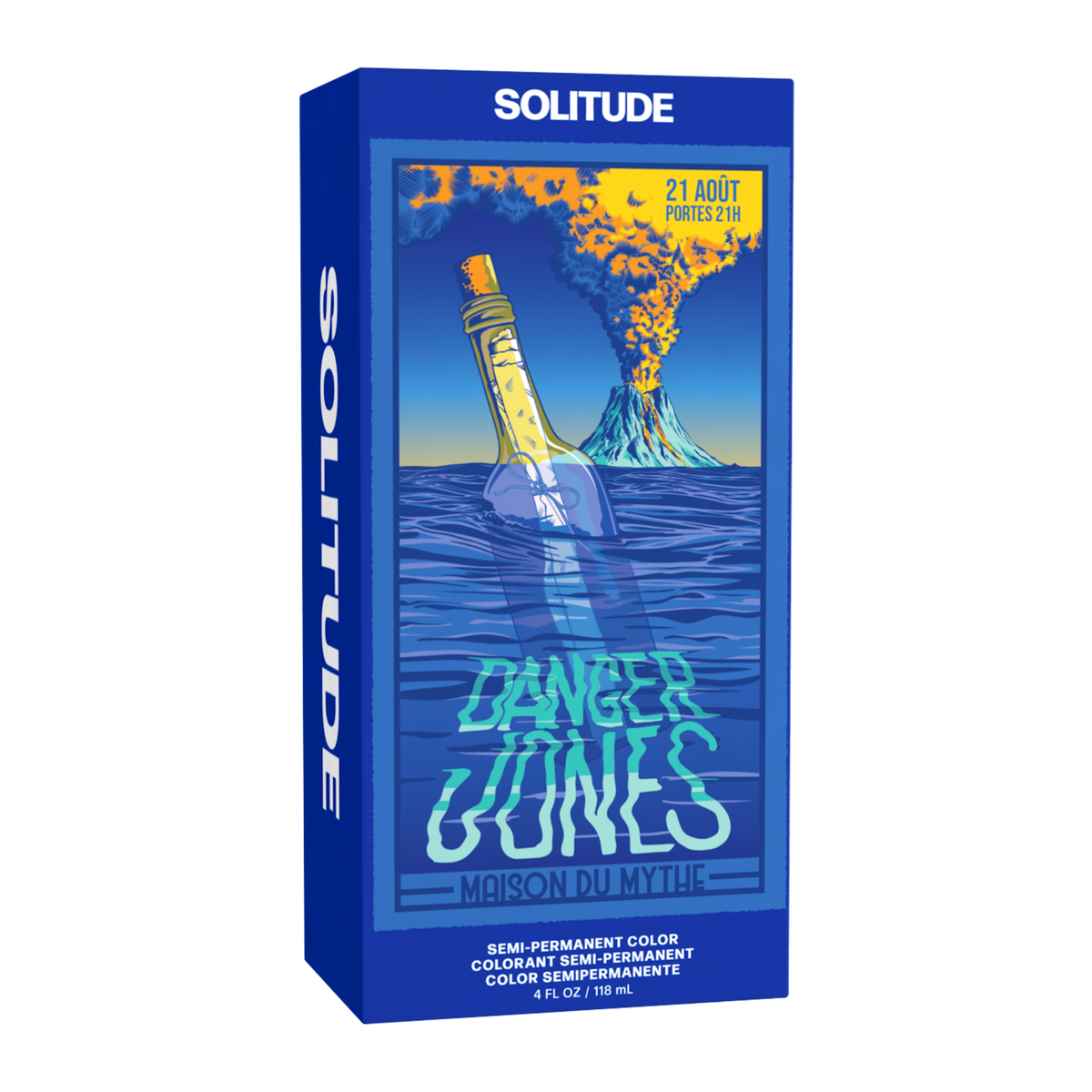 Danger Jones Semi-Permanent Colour - Solitude (Blue) 118ml