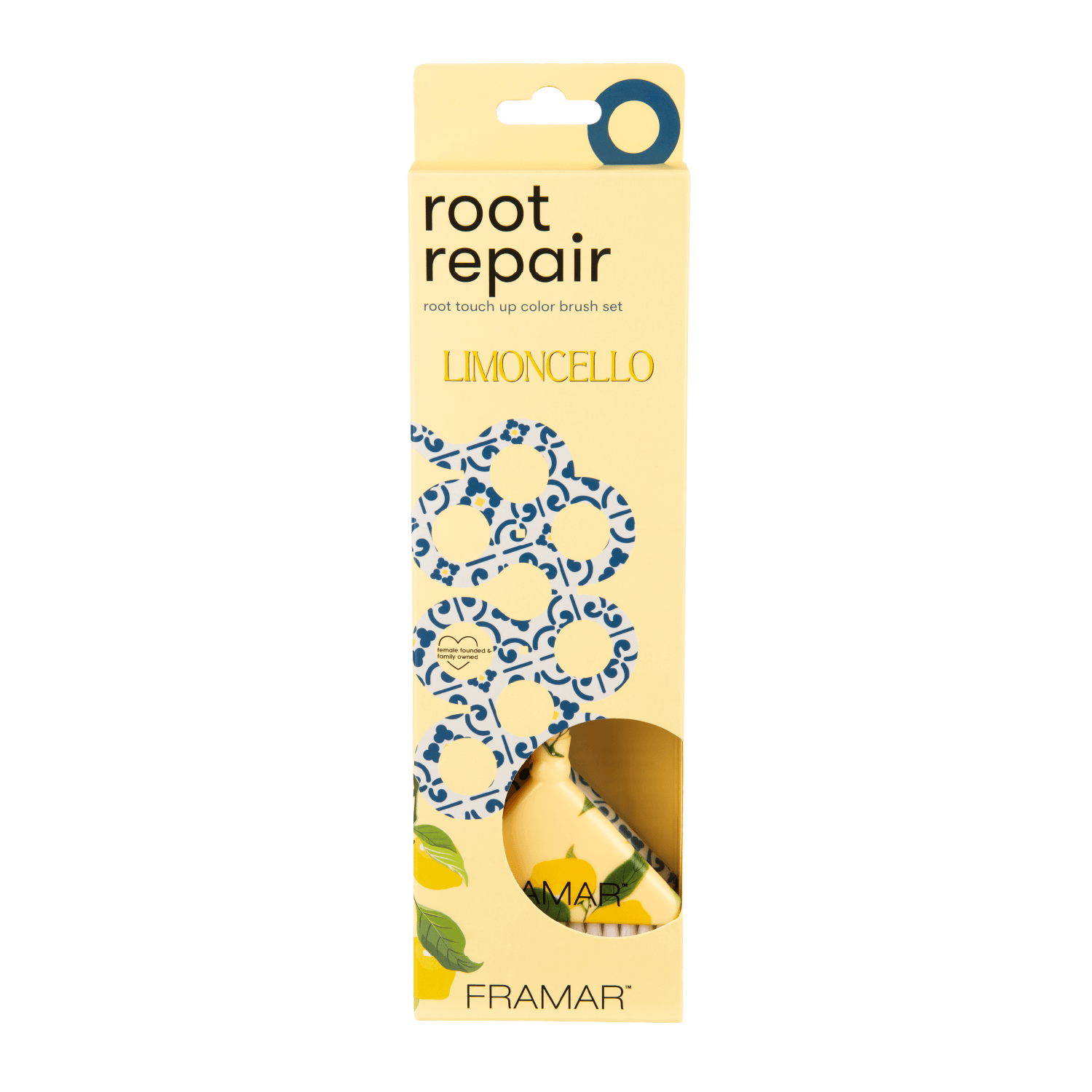 Framar Limoncello Root Repair Brush Set Limited Edition