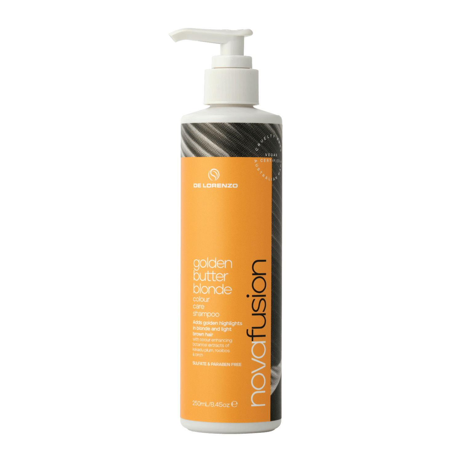 De Lorenzo Novafusion Golden Butter Blonde Shampoo 200ml