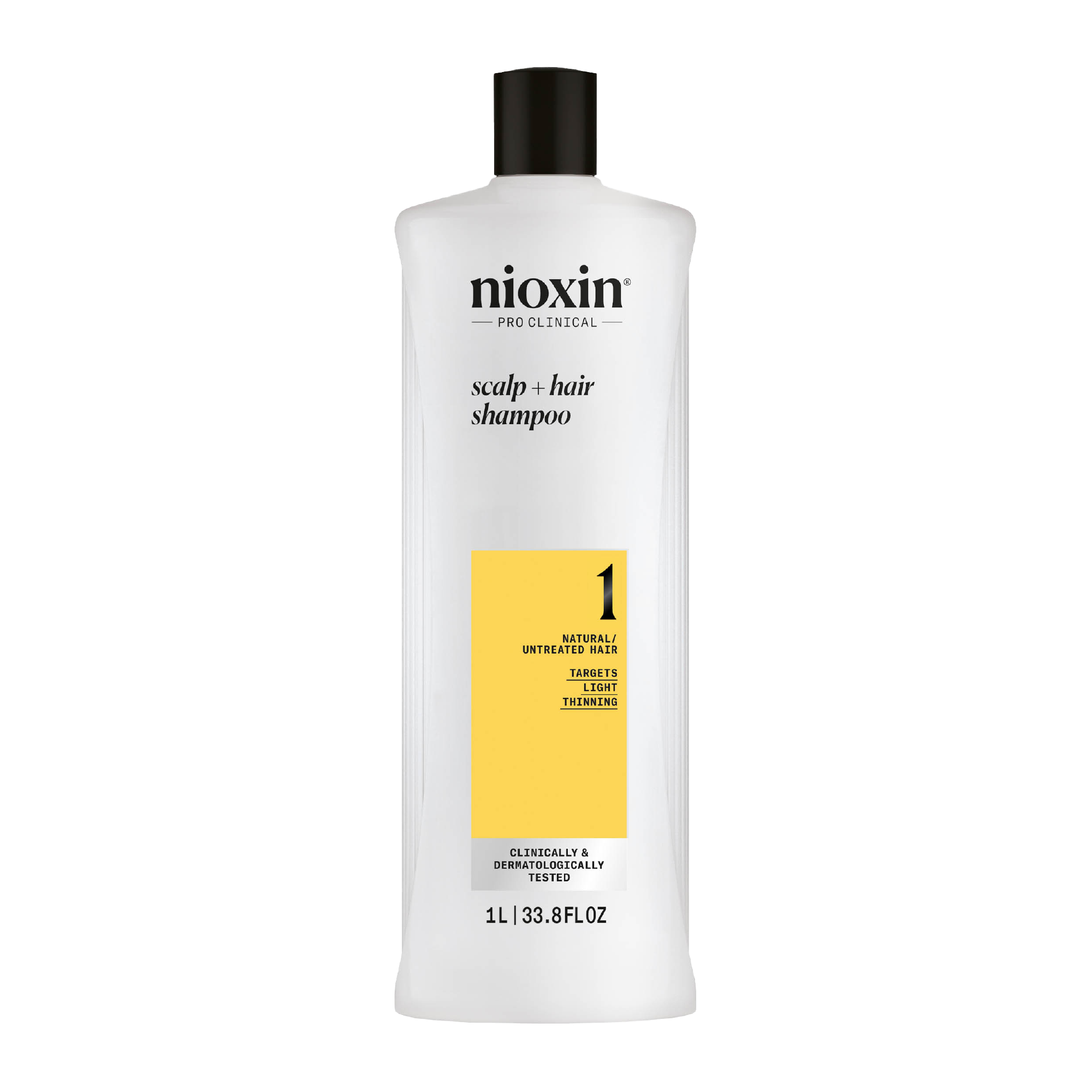 Nioxin System 1 Scalp + Hair Thickening Shampoo For Natural Hair with Light Thinning 1 Litre