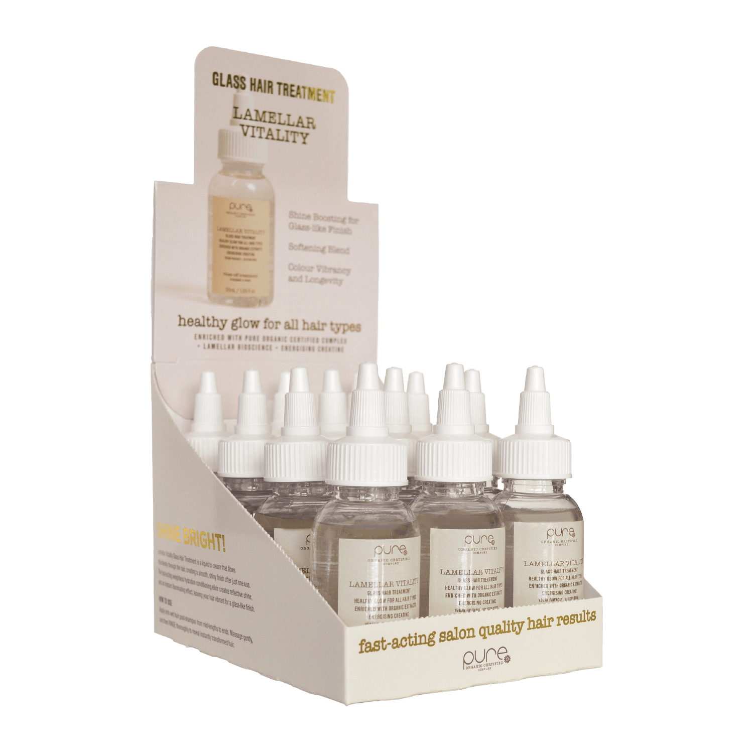 Pure Lamellar Vitality Glass Hair Rinse Treatment 50ml x 12