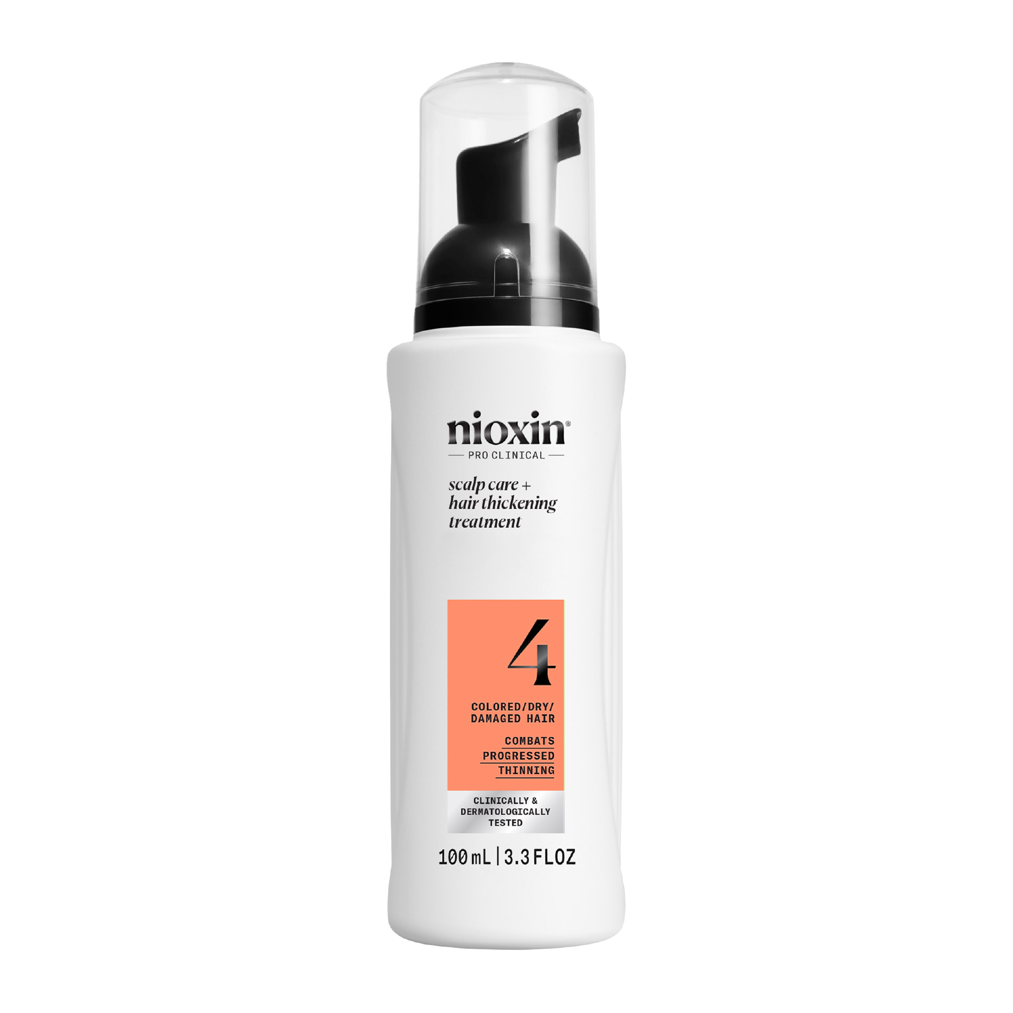 Nioxin System 4 Scalp + Hair Thickening Treatment For Damaged Hair with Progressed Thinning 100ml