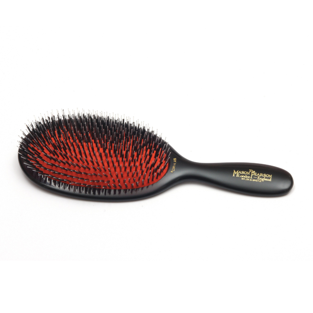Mason Pearson Popular Brush Nylon Bristle Dark Ruby BN1D