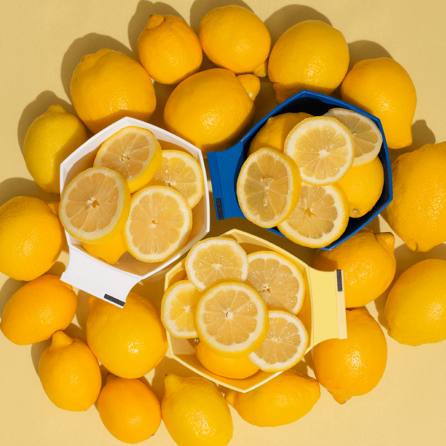 Framar Limoncello Write n Wipe Bowl set of 3 Limited Edition