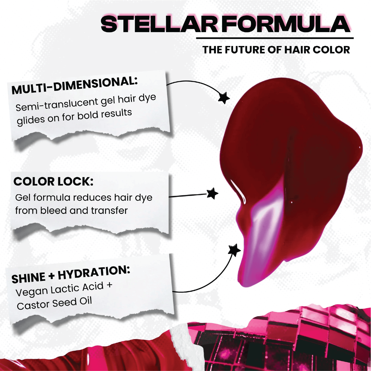 Manic Panic® Inter-GEL-Actic™ Hair Color Kit - Pink Warrior™