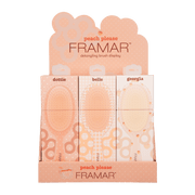 Framar Peach Please Detangle Brush Display 9pc Limited Edition
