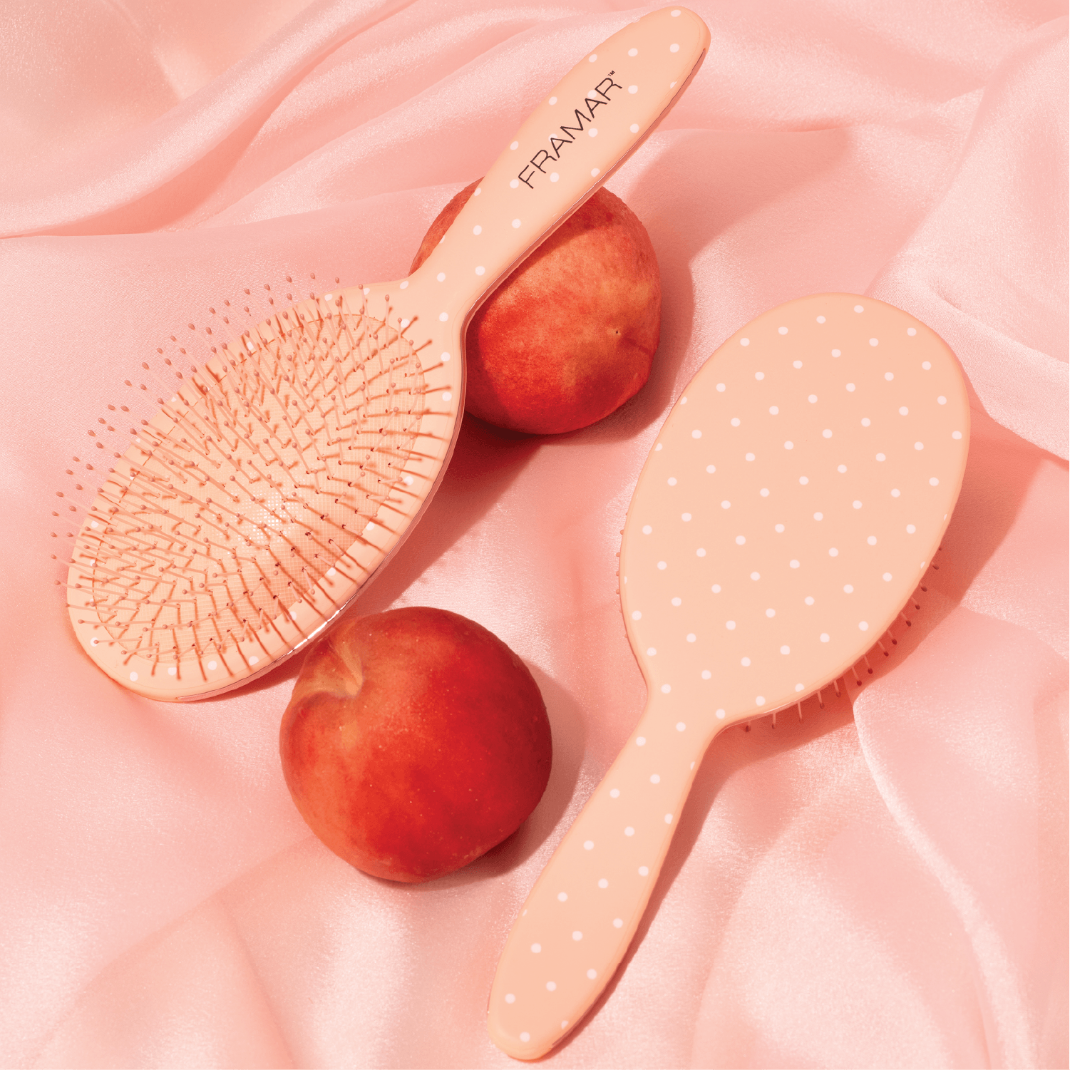 Framar Peach Please Dottie Detangle Brush Limited Edition