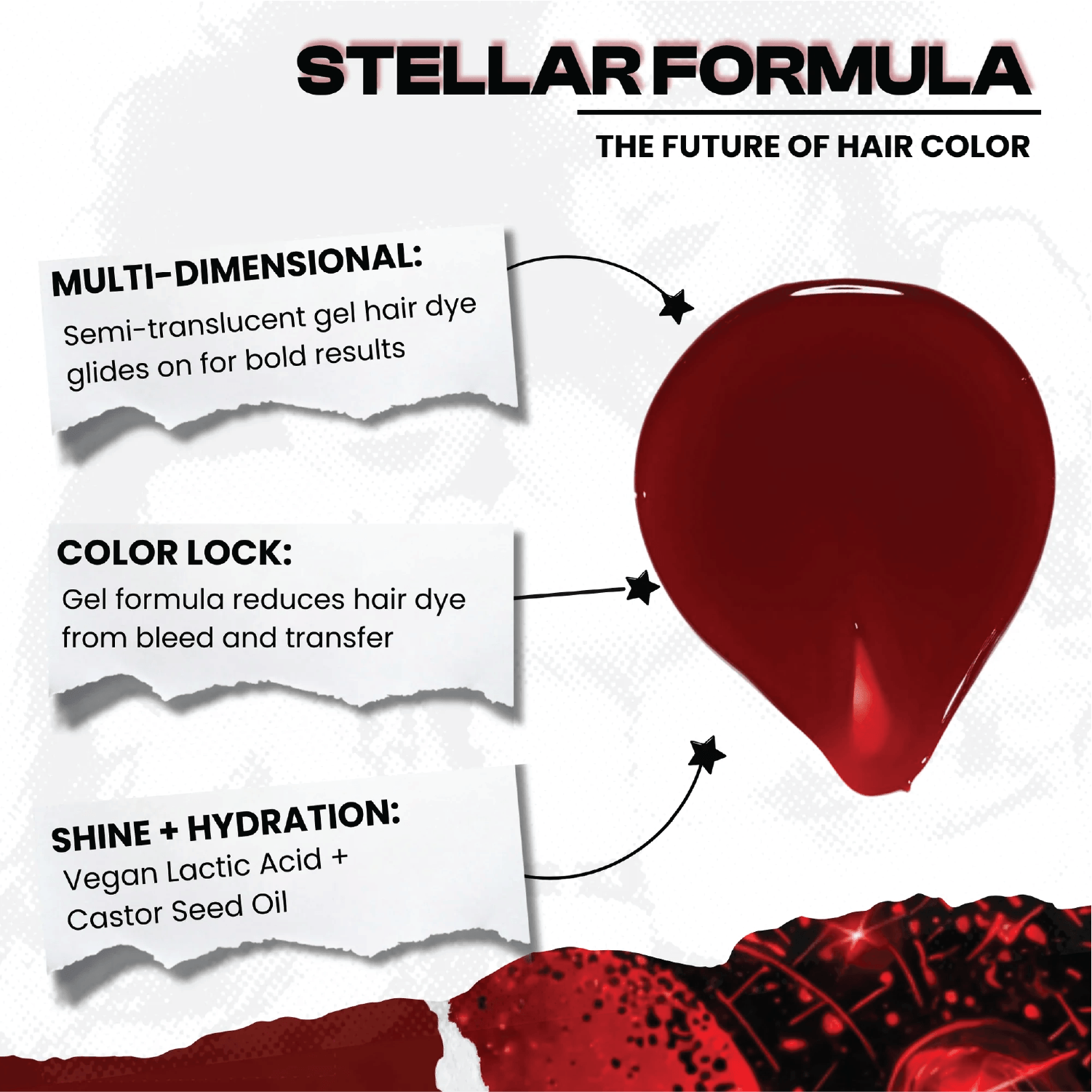 Manic Panic® Inter-GEL-actic™ Hair Color Kit - Red Velvet™
