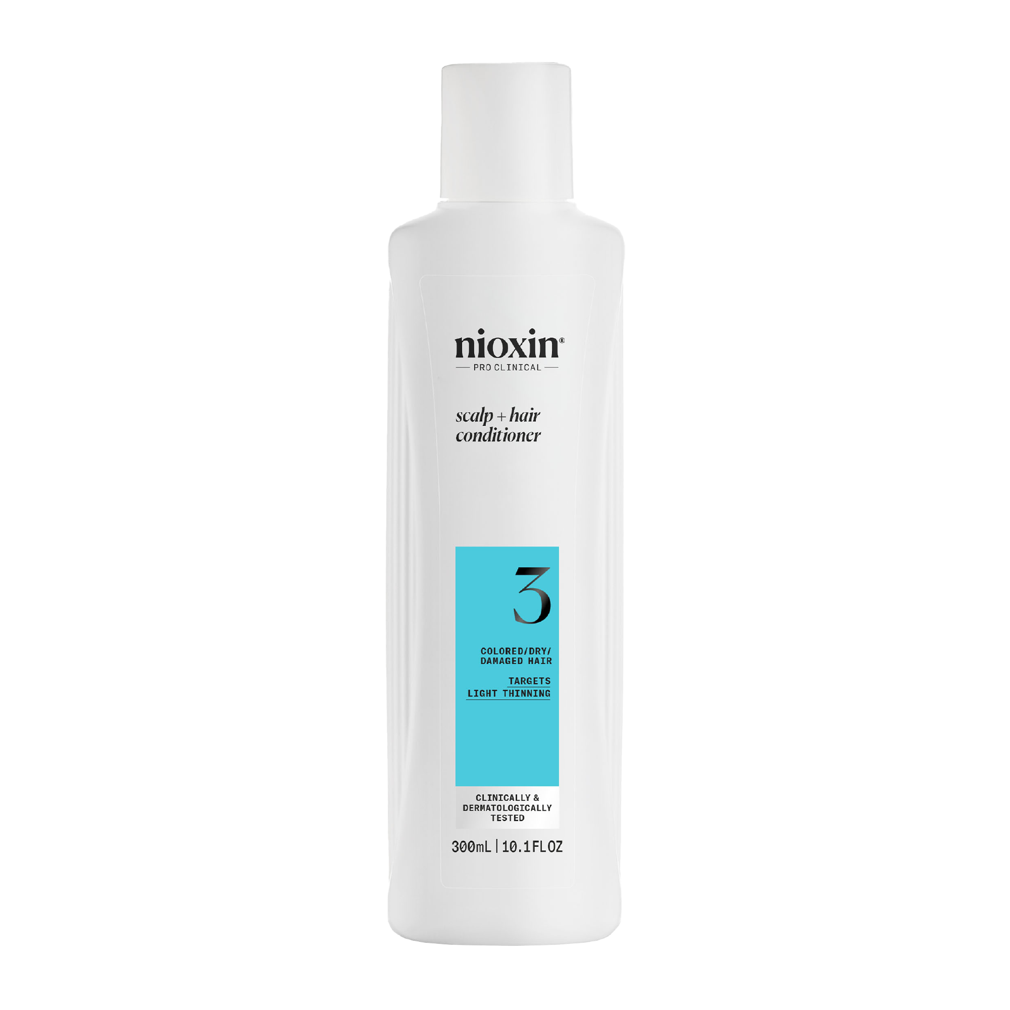 Nioxin System 3 Scalp + Hair Thickening Conditioner for Damaged Hair with Light Thinning 300ml