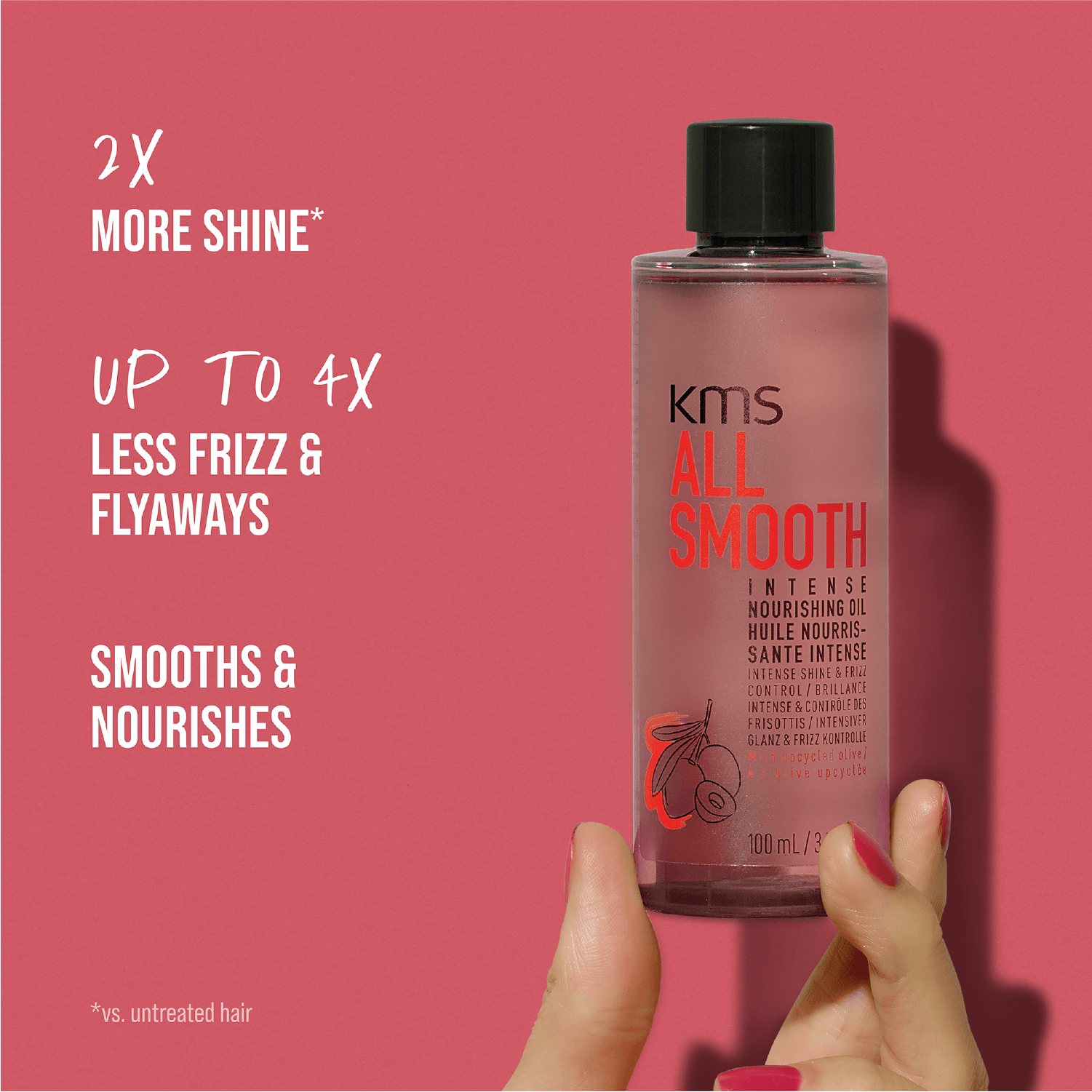 KMS All Smooth Intense Nourishing Oil 100ml