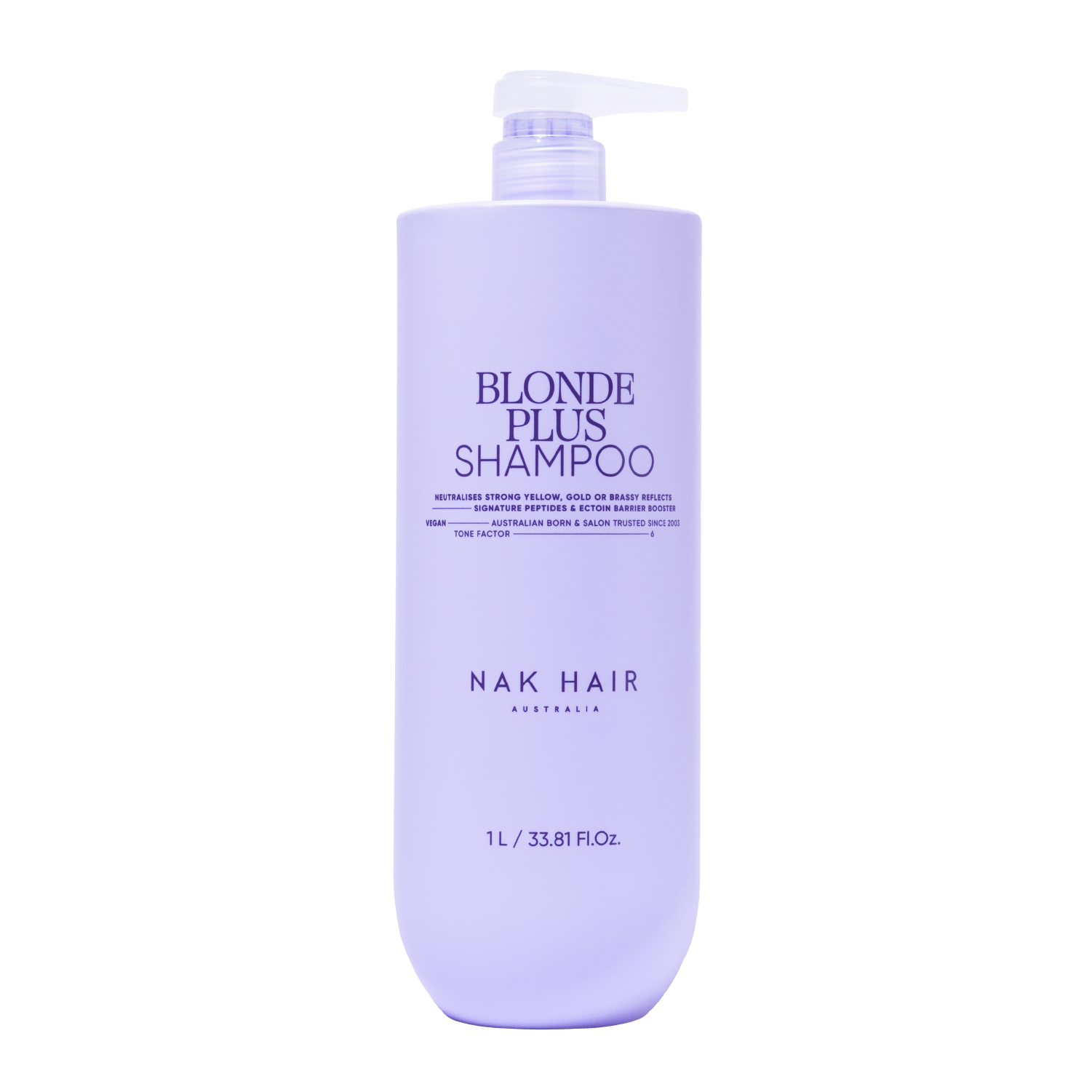 Nak Signature Blonde Plus Shampoo 1 Litre