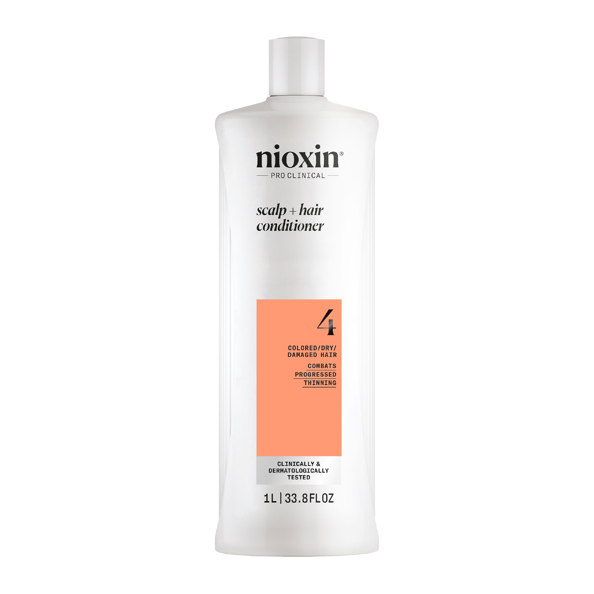 Nioxin System 4 Scalp + Hair Thickening Conditioner for Damaged Hair With Progressed Thinning 1 Litre