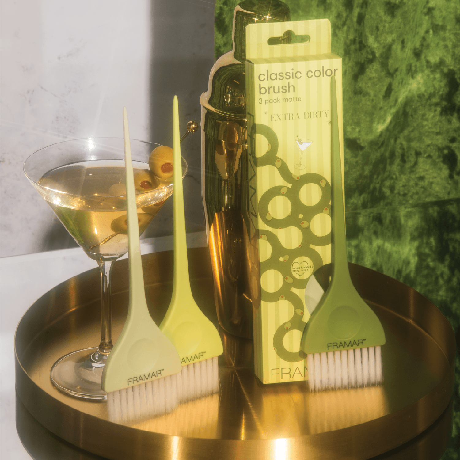 Framar Classic Colour Brush Extra Dirty 3 Pack