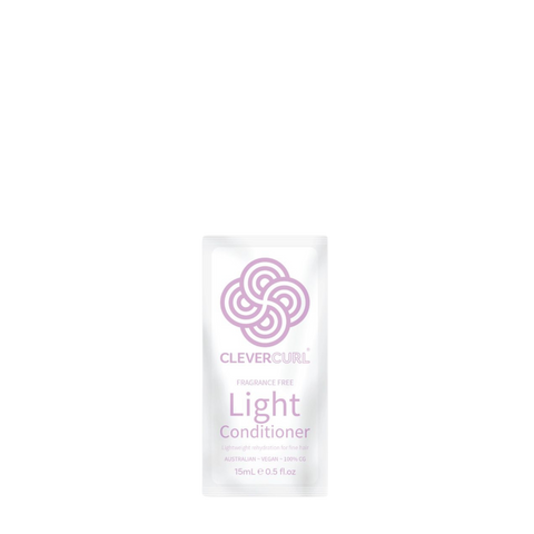 Clever Curl Fragrance Free Light Conditioner 15ml sachet