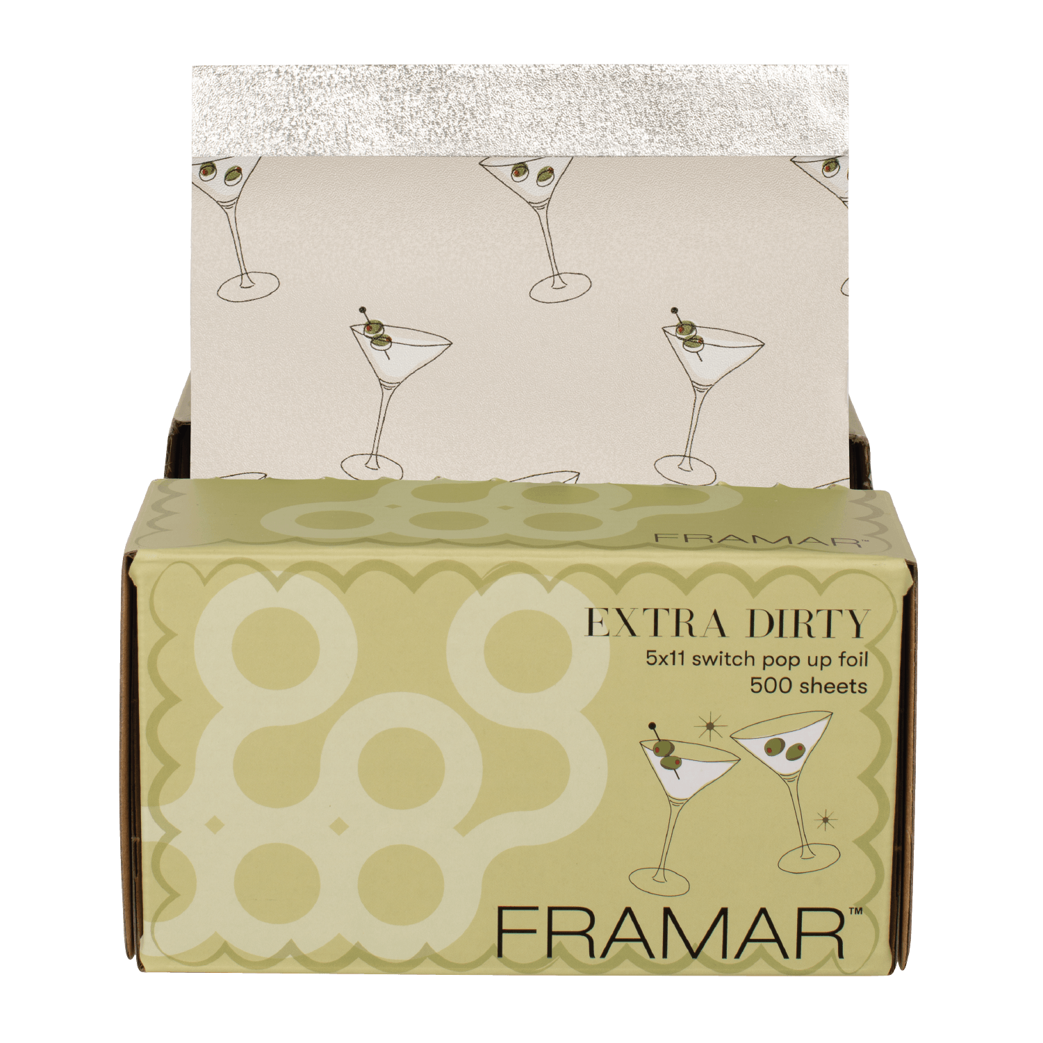 Framar Extra Dirty 5x11 Switch Pop Up Foils - 500 Sheets - Limited Edition