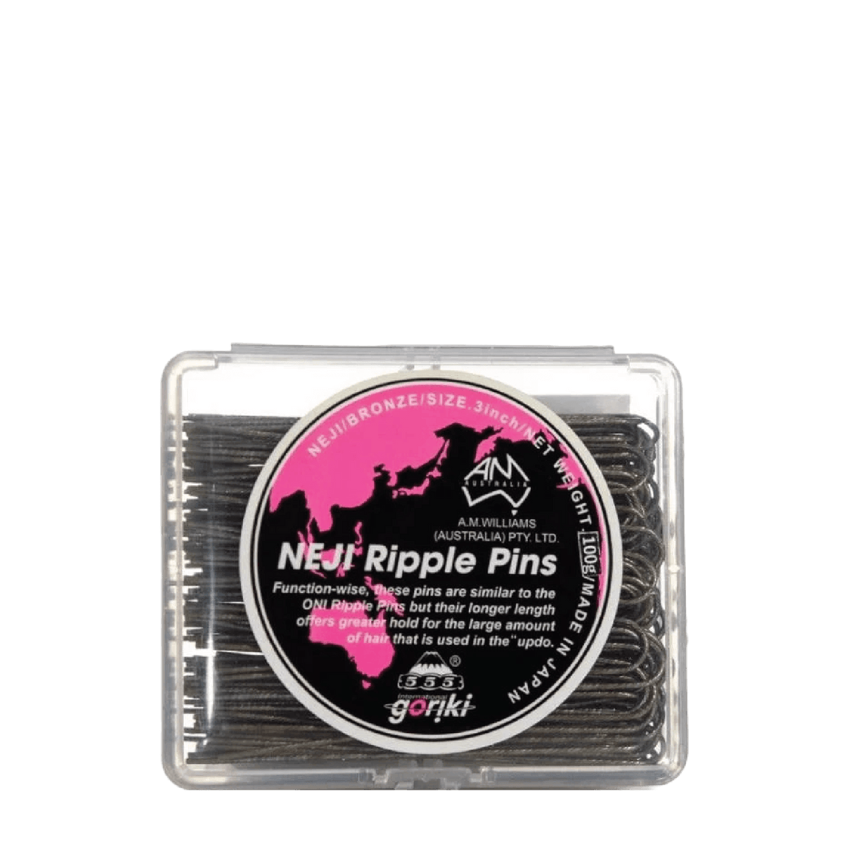 555 Ripple Pins  3" Bronze