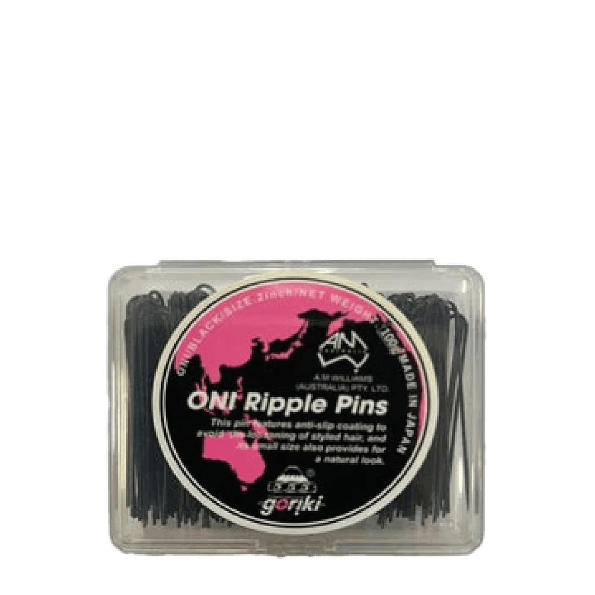 555 Ripple Pins  2" Black