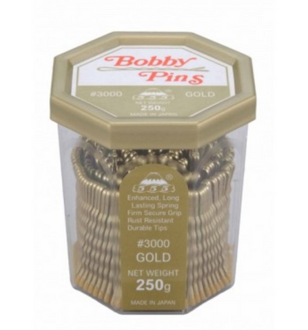 555 Standard Bobby Pins 2" Gold