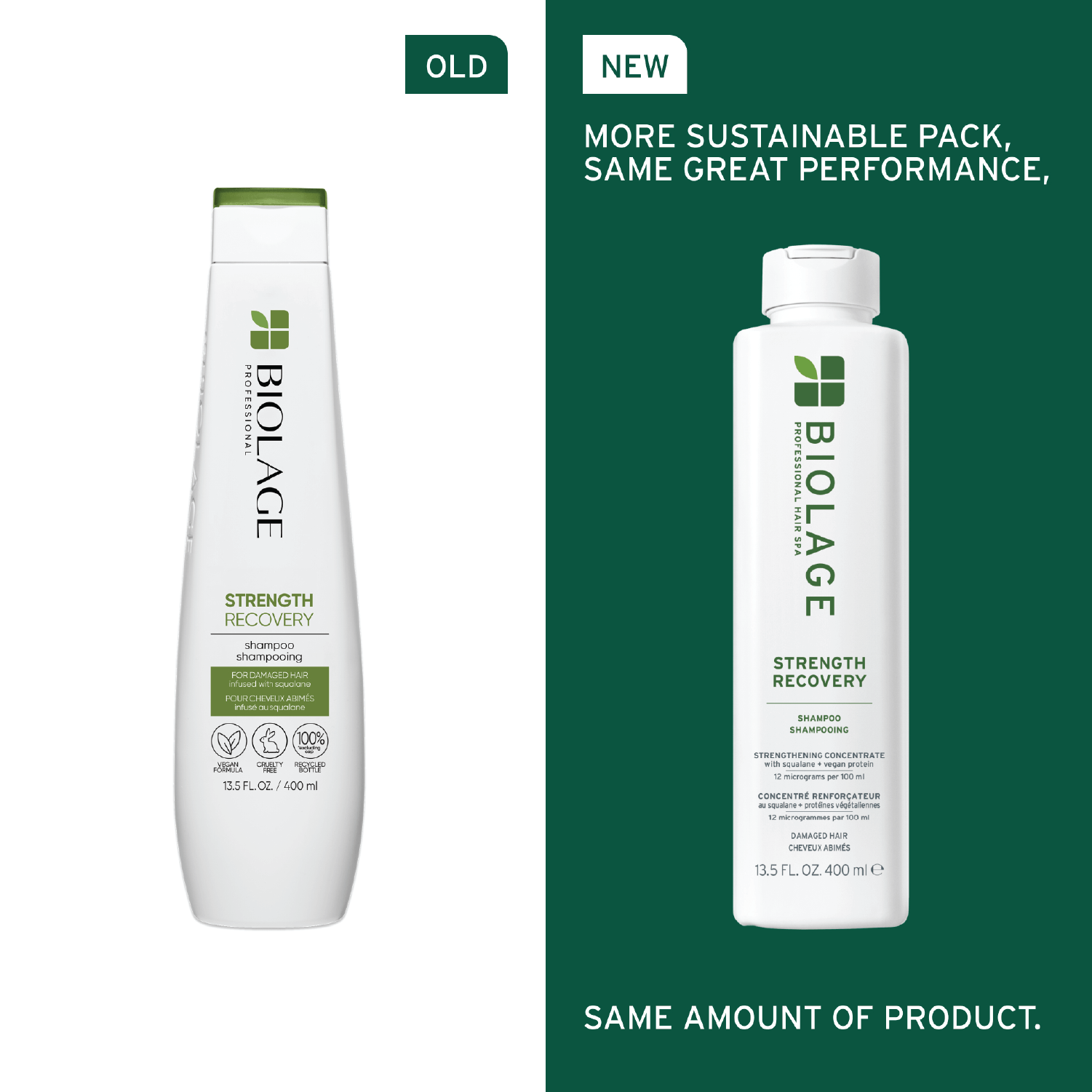 Biolage Strength Recovery Shampoo 400ml