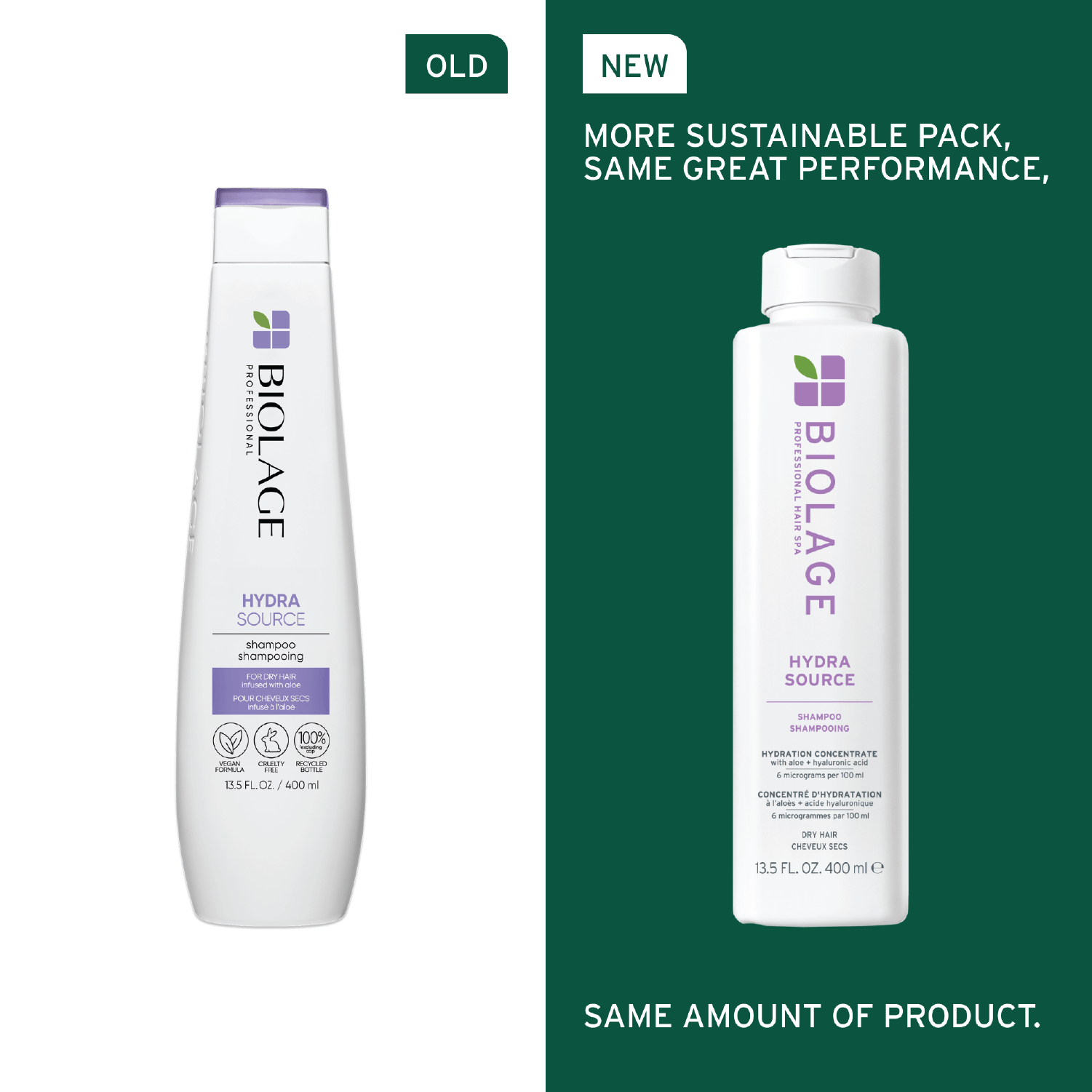 Biolage Hydrasource Shampoo 400ml