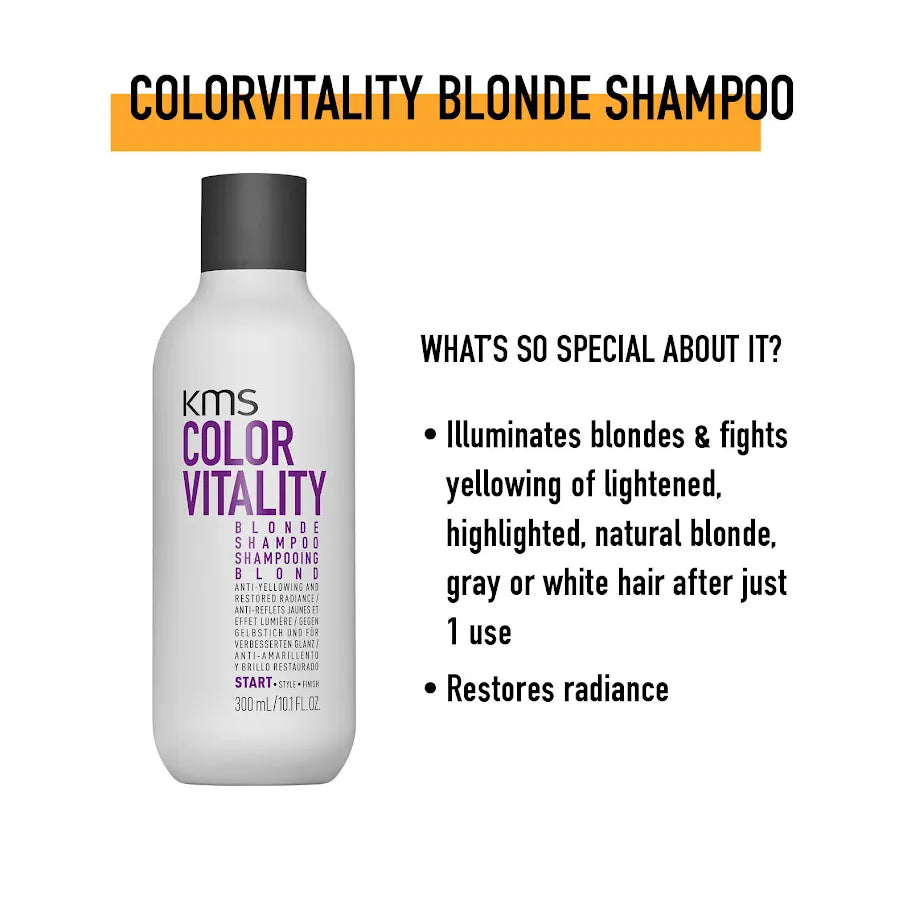 KMS Color Vitality Blonde Shampoo 300ml