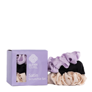 Clever Curl Scrunchies 3 Set RPET Satin