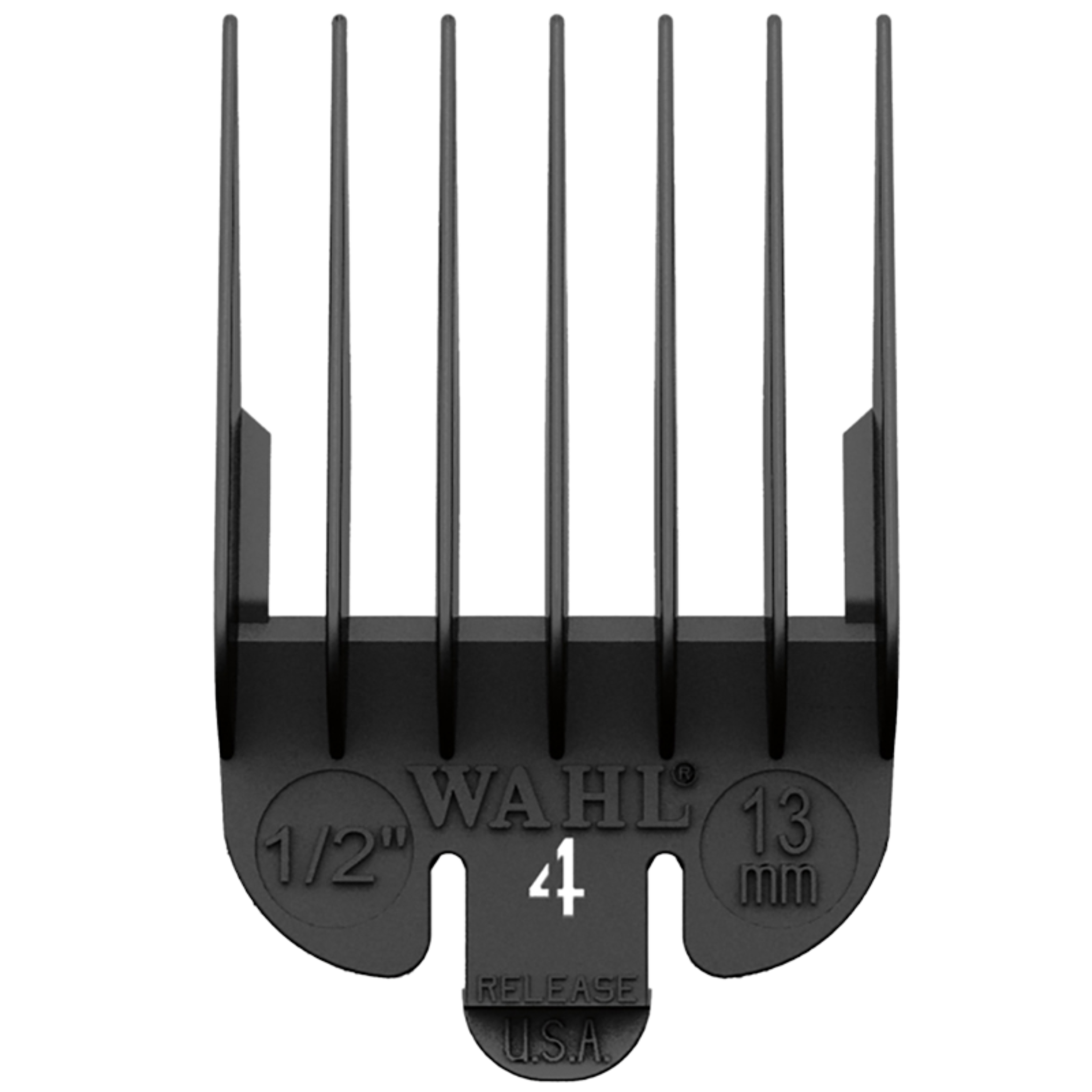 Wahl Black Plastic Tab Clipper Comb 13mm/#4