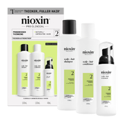Nioxin Scalp + Hair Thickening System 2 Trial Kit for Natural Hair with Progressed Thinning