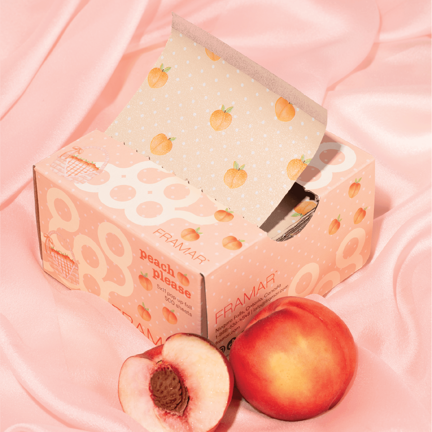 Framar Peach Please Pop Up Foils - 500 Sheets - Limited Edition