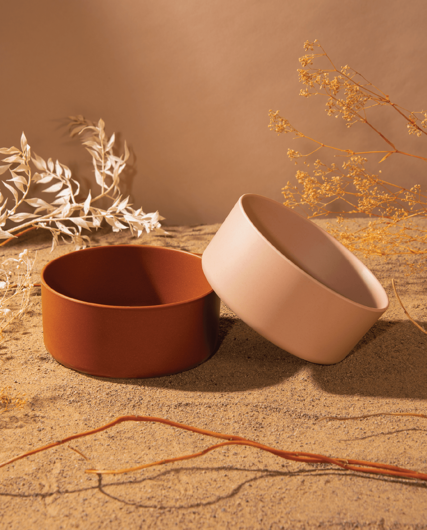 Framar Bamboo Bowls 2pc Neutrals Terra - Limited Edition