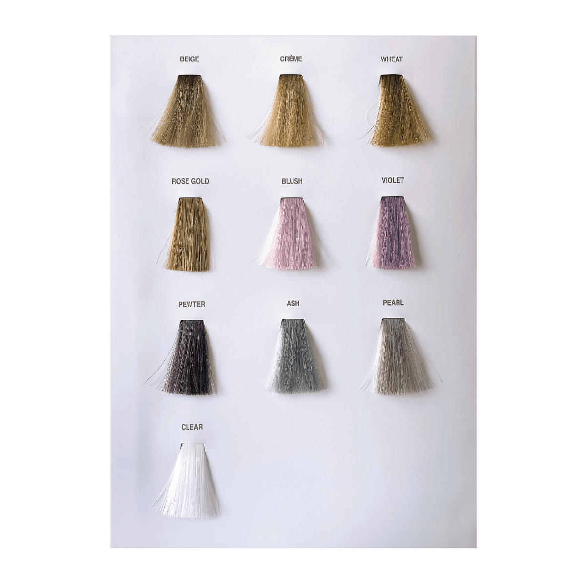 PURE Chart Instant Tones 10 Shades