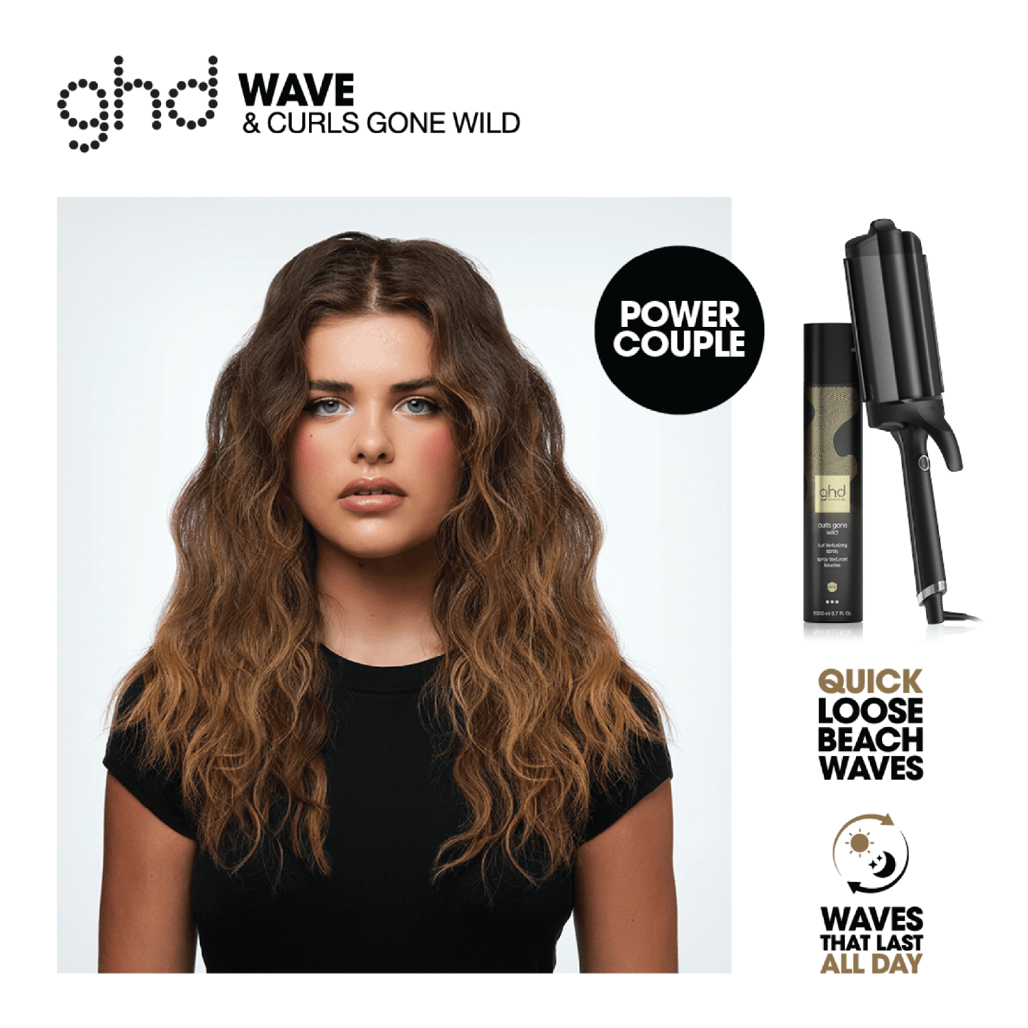 ghd Curls Gone Wild Curl Texturizing Spray 200ml