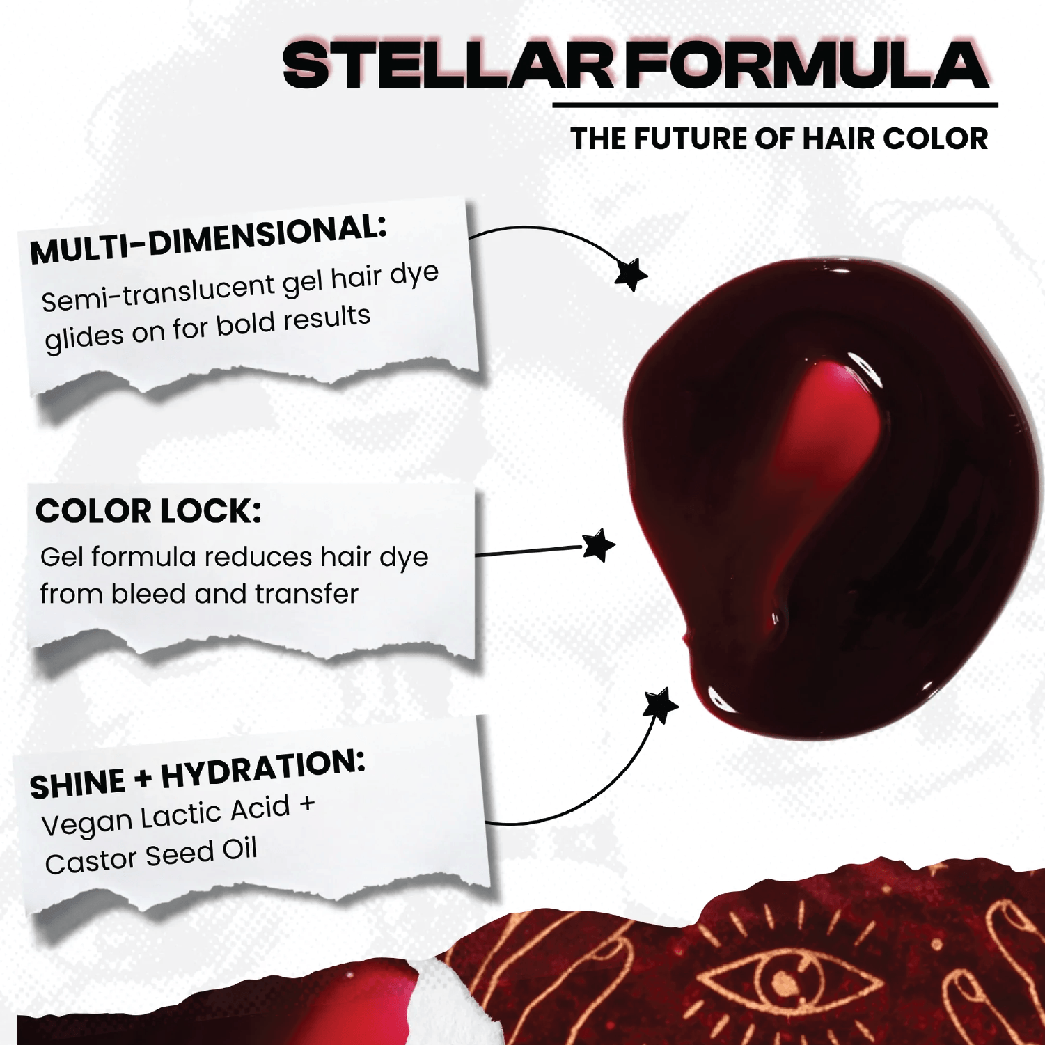 Manic Panic® Inter-GEL-actic™ Hair Color Kit - Divine Wine™
