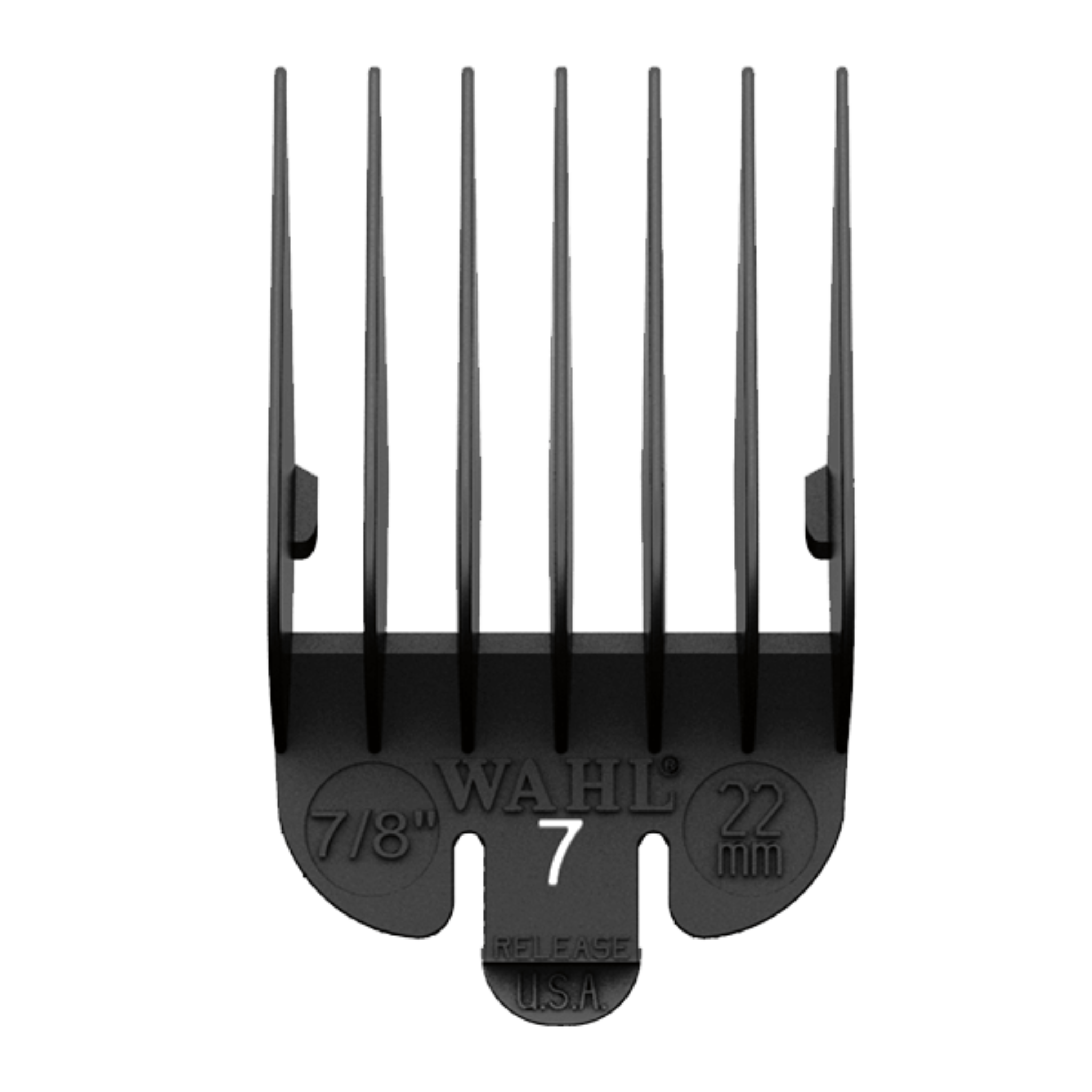 Wahl Black Plastic Tab Clipper Comb 22mm/#7