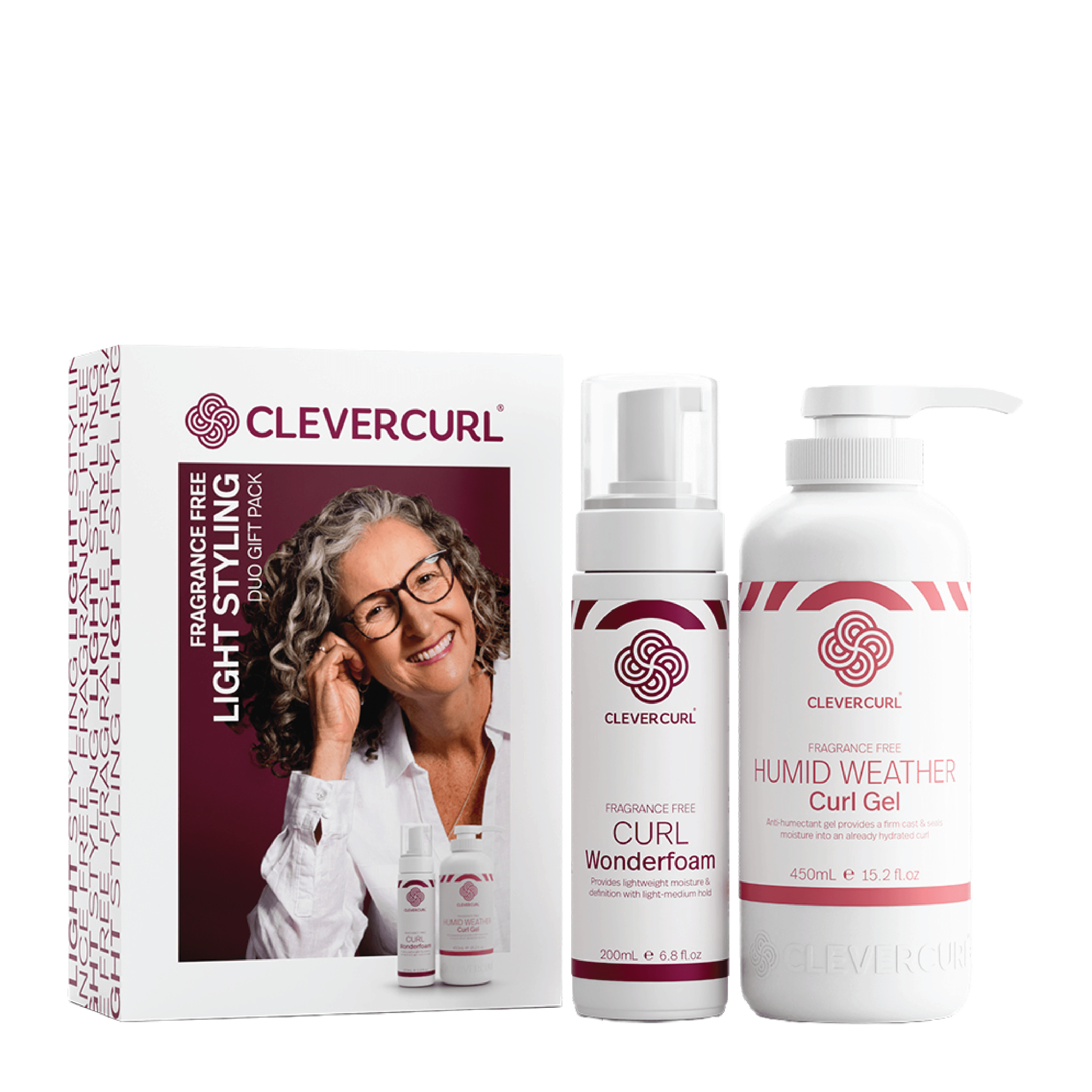 Fragrance Free Clever Curl Light Styling Duo