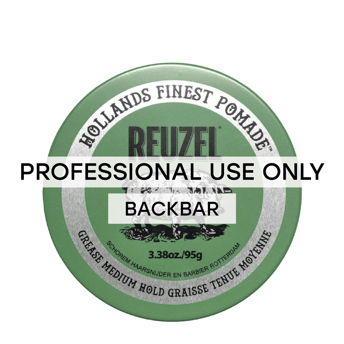Reuzel Green Pomade Grease Back Bar 95g