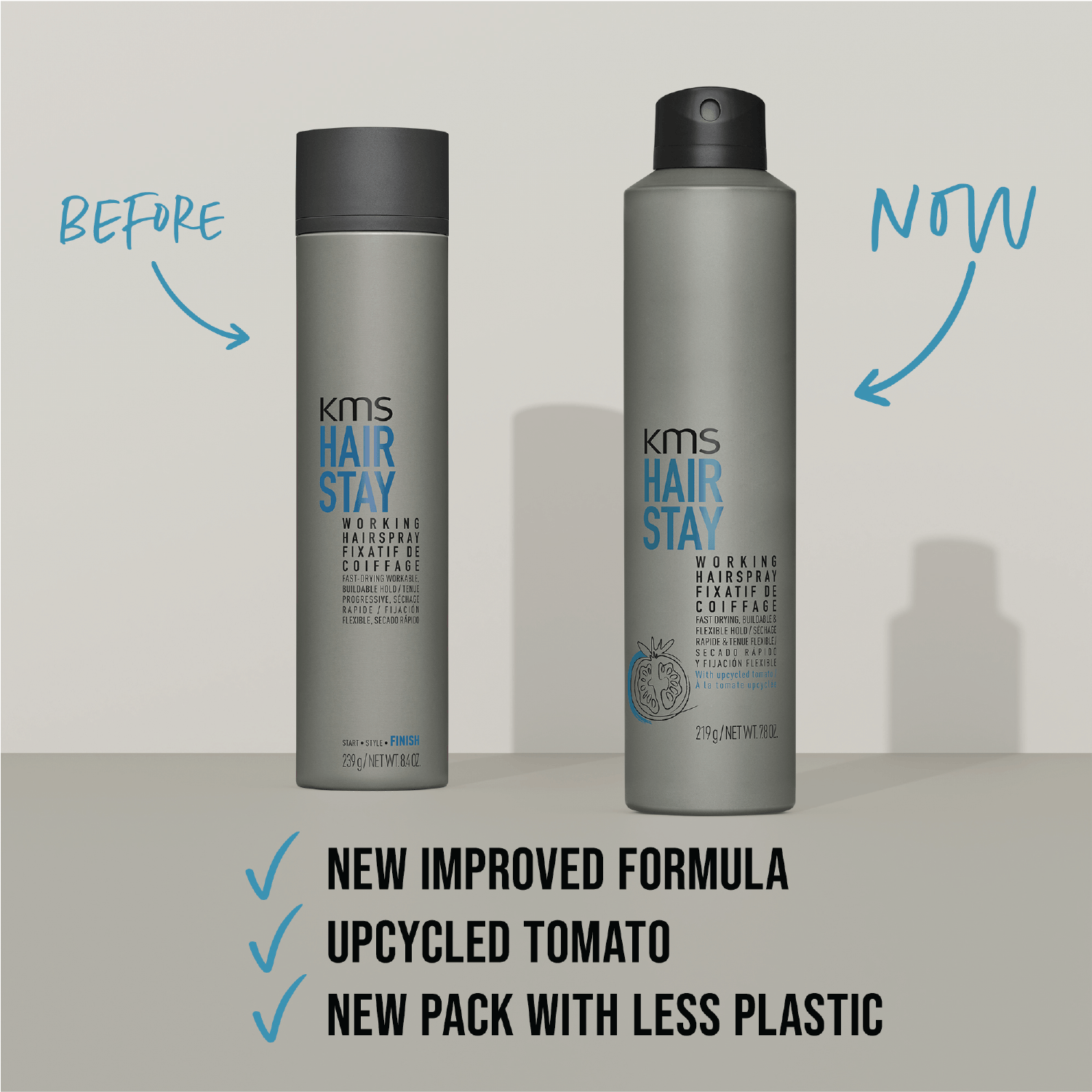 KMS Hair Stay Working Hairspray 300ml