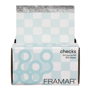 Framar Checks Light Blue 5x11 Pop Ups 500 Sheets