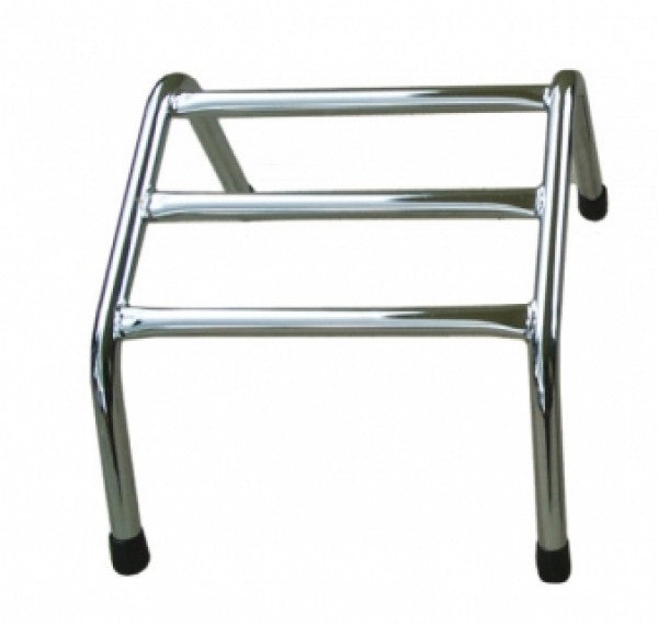 Chrome 3 Bar Foot Stool