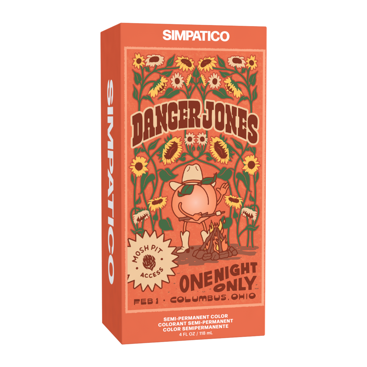 Danger Jones Semi-Permanent Colour - Simpatico (Light Peach) 118ml