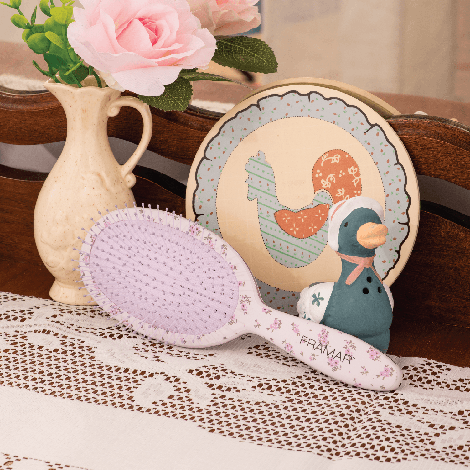 Framar Country Charm - Meadow Detangle Brush Limited Edition