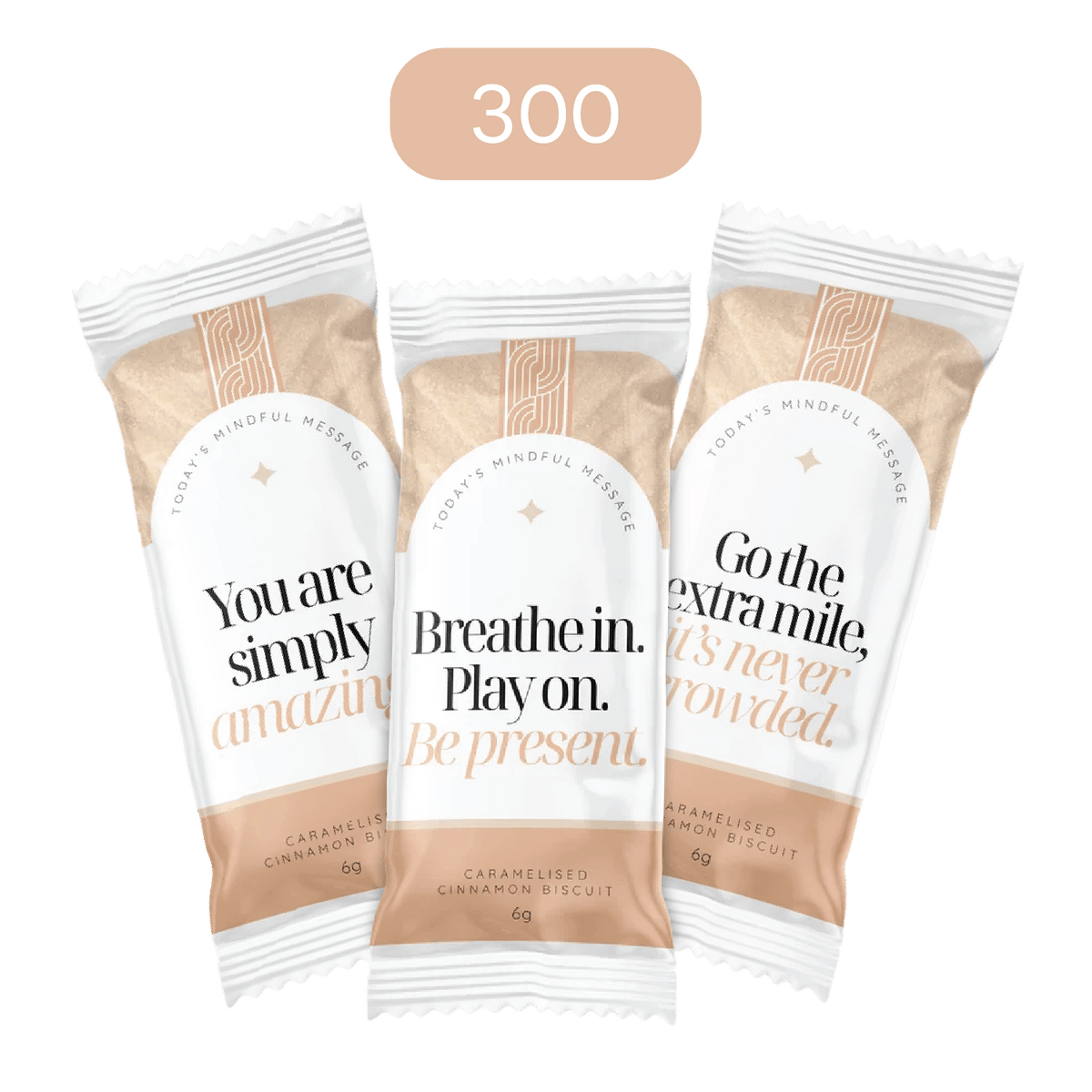 Traditional Belgian Caramel Biscuits - Little Bakes box of 300 Wrapped