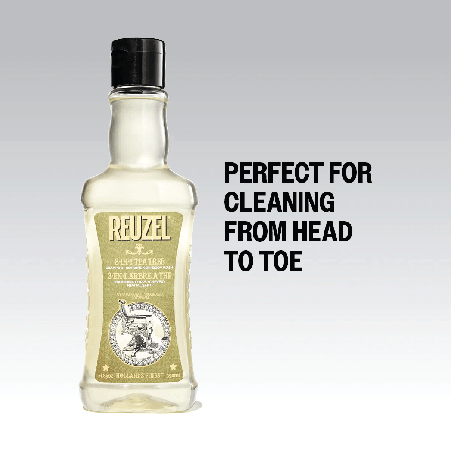 Reuzel 3 in 1 Tea Tree Shampoo 1 Litre